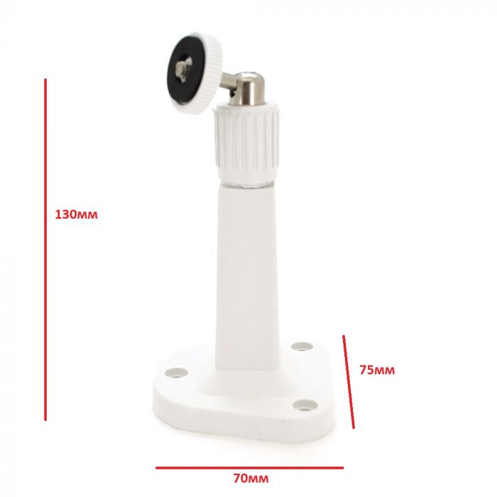 
					Кронштейн для камери PiPo PP- Square bracket, білий пластик, 10cm