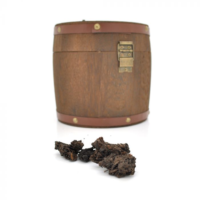 
					Китайський чорний чай Menghai old tree Pu'er, 500g (Дерев'яна бочка), ціна за бочку, Q1