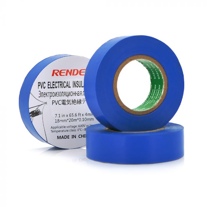 
					Ізолента RENDER 0,19 мм * 16 мм * 7 м (синя), temp:-10 +80 ° С, 2000V, розтяж-180%, міцність 20Н / см, Агдезія 0,42 кг / 25мм, 10 шт. в уп. ціна за упак.
