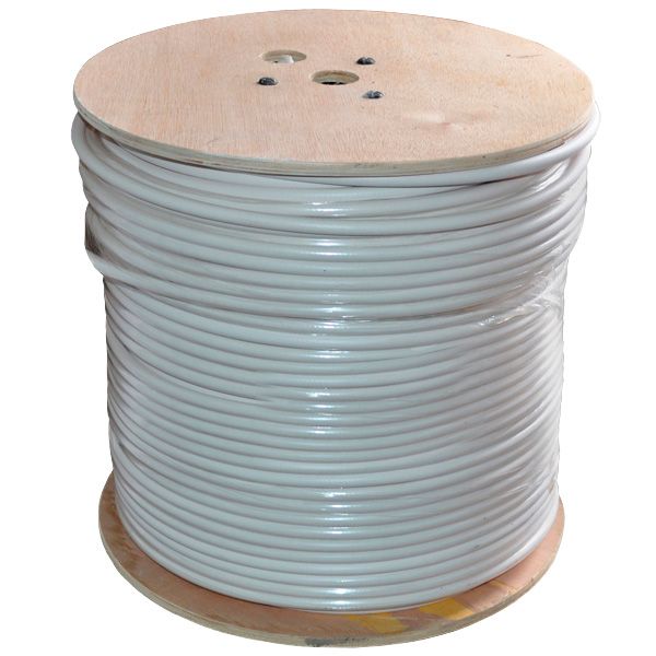 
					Кабель коаксіальний з живленням RITAR W305-RG690 + 2x0.5mm, 1,02 мм.CU, 64x0.12m CCA жовтий екран, 75 Ом, FPE, оболонка 6,91мм білий PVC, котушка 305м Q1