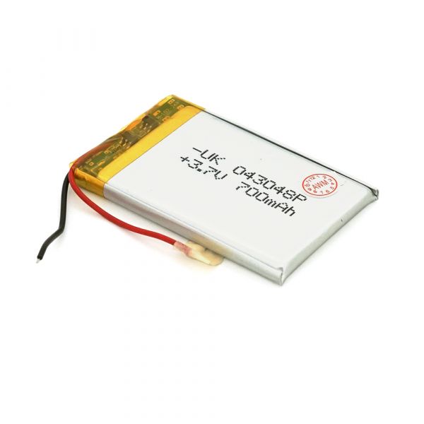 
					Літій-полімерний акумулятор 4 * 30 * 48mm (Li-ion 3.7В 700мА·ч)