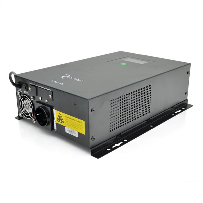 
					Інвертор з правильною синусоїдою RITAR RTSWbt-500, 2 вбудованих АКБ по 12V 9Ah, під зовнішній АКБ, настінний, Q2 (435*330*185) 11,8 кг  (355*230(270)*110)