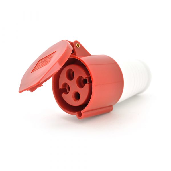 
					Розетка накладна SF-224, 4 полюса, 3Р + E, 32А, 380V, IP44