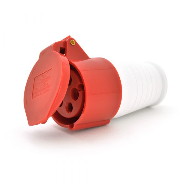 
					Розетка накладна SF-215, 5 полюсів, 3Р + N + E, 16А, 380V, IP44