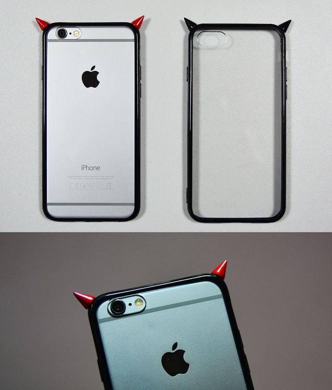 
					Накладка Рожки iPhone 6 Plus/6s Plus