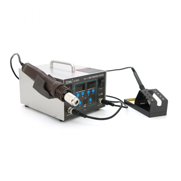 
					Паяльна станція BAKKU BA-8702D  цифрова індикація, фен, паяльник (335*276*210) 4,43 кг