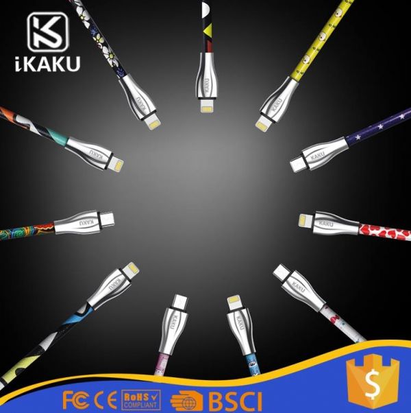 
					Кабель iKAKU REFLECT series for iphone, довжина 1м, 2.4A, BOX