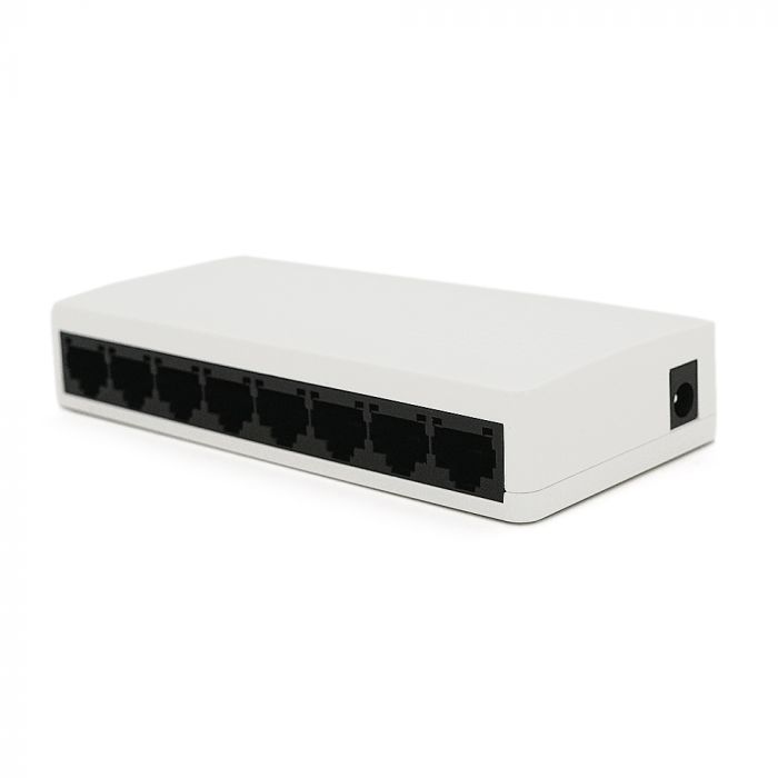 
					Комутатор Tenda S108 8 портів Ethernet 10/100 Мбіт / сек, BOX Q100