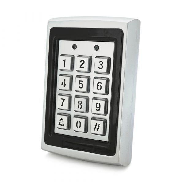 
					Кодова клавіатура металева з вбудованим зчитувачем Proximity карт (115 х 75 х 30)