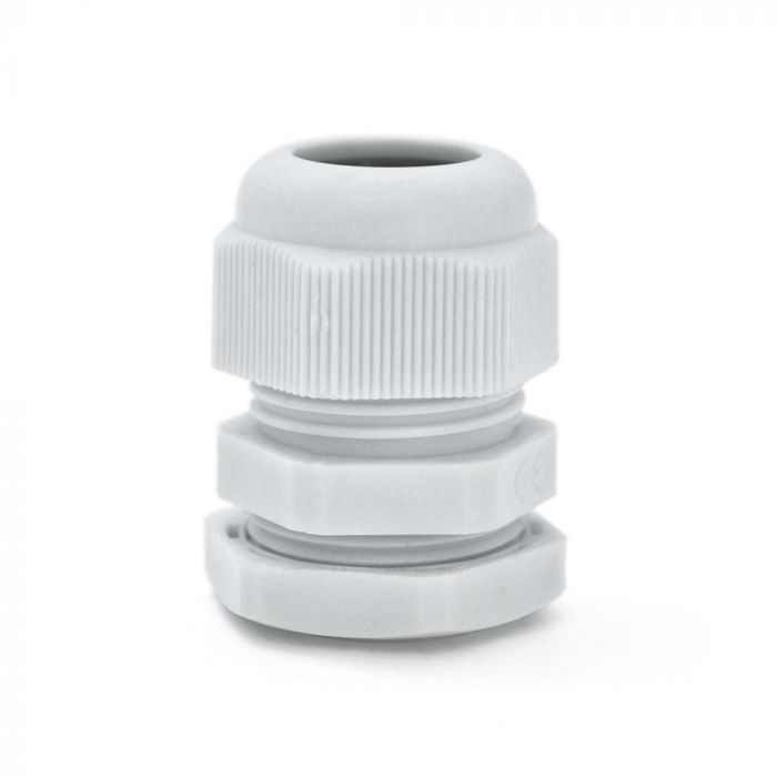 
					Кабельний спіральний водонепроникний роз'єм PG11, white