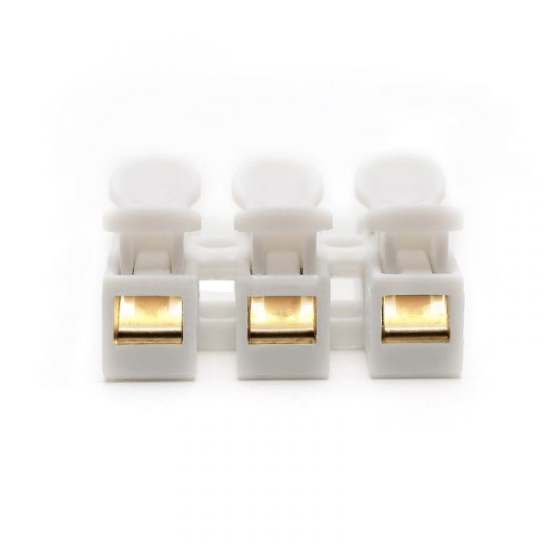 
					Універсальний кнопковий роз'єм CH-3 10A / 250V, мідь