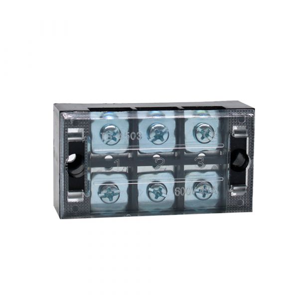 
					Клемна колодка 3-розрядна TB-4503 45A / 600V, перетин дроту 0,5-4,0мм2, 50 шт в упаковці, ціна за штуку