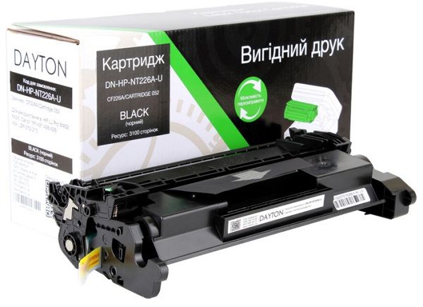 Картридж HP LJ CF226A/Canon 052 (NT226A)  3.1kpg  *Dayton (DN-HP-NT226A-U)