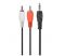 Аудіо-кабель Cablexpert 3.5 мм - 2хRCA (M/M), 5 м, Black (CCA-458-5M)
