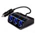 
					АЗП розгалужувач WEIFENG, 12V-3 * 12V + 2 * USB, Black, Blister