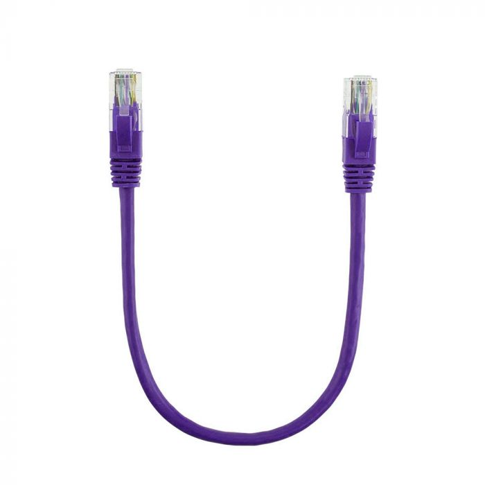 
					Патч-корд литий RITAR, UTP, RJ45, Cat.5e, 0,25m, фіолетовий, Cu (мідь)