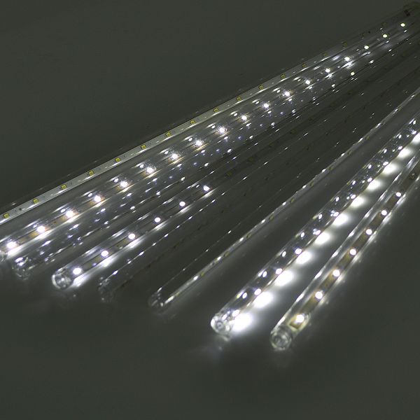 
					Гірлянда 8 * 80cm (Бурулька) White HOT, 3 метра, прозора ізоляція, BOX