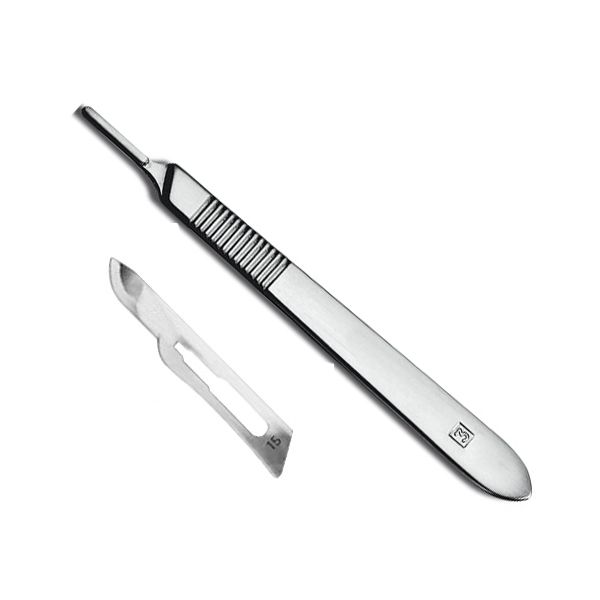 
					Скальпель з нержавіючої сталі №3 + накінечник №10