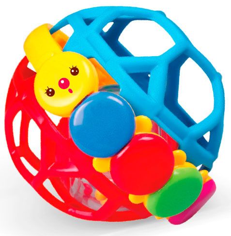 Брязкальце BeBeLino Гнучкий м'яч (58043)