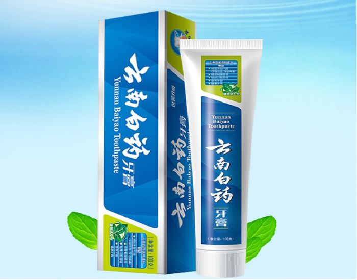 
					Зубна паста для відбілювання чутливих зубів Yunnan Baiyao Toothpaste з подвійним ефектом, 100гр