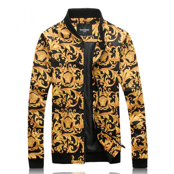 
					Чоловіча куртка Shanbao, весна-осінь, чорна ХХXL