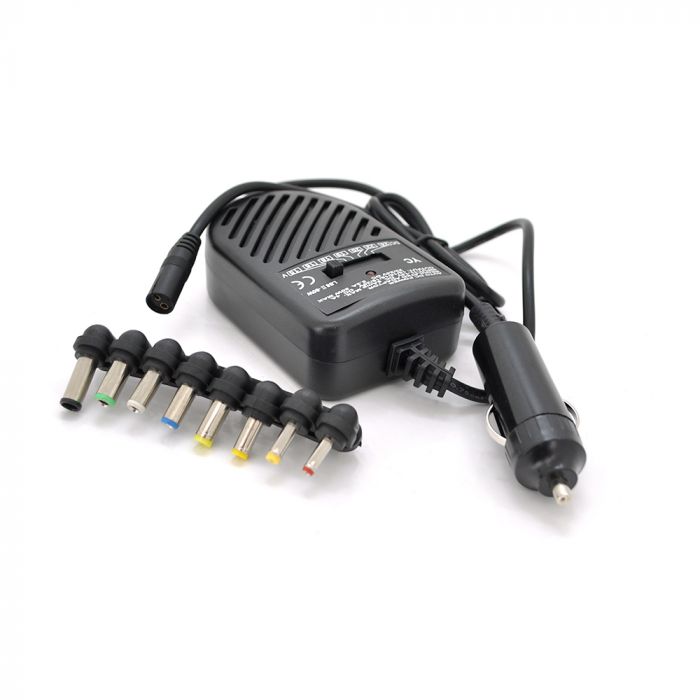 
					Універсальне АЗП 80W, корпус - пласт, ручне регулювання, 8 Г-подібних роз'ємів ОЕМ