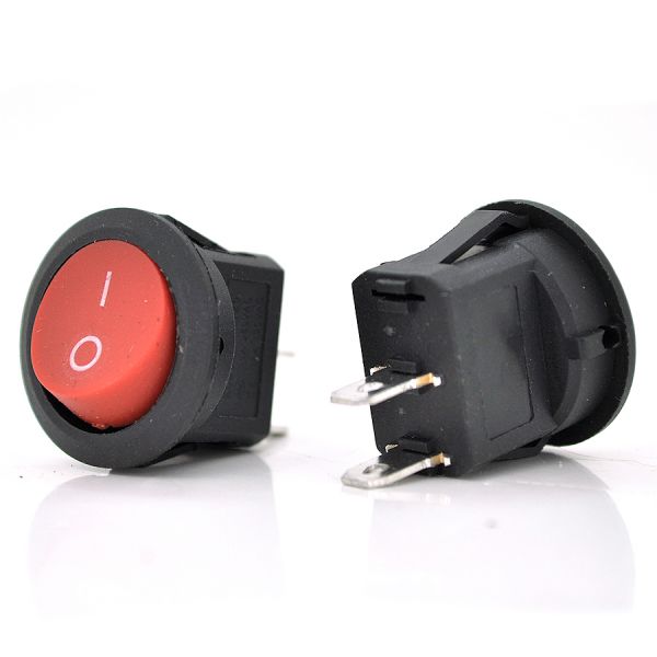 
					Перемикач ON-OFF KCD1-201, 250VAC / 6A, 2 контакта, Red, Q200