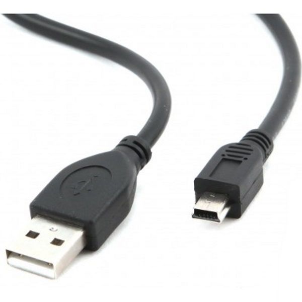 Кабель USB2.0-miniB Cablexpert (CCP-USB2-AM5P-10) A-папа/mini USB 5-пін, 3м, преміум