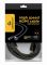Кабель Cablexpert HDMI - HDMI V 1.4 (M/M), вилка/кутова вилка, 4.5 м, чорний (CC-HDMI490-15) пакет