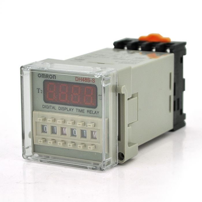 
					Реле часу Omron DH48S-S з індикацією затримки часу, 24 VDC