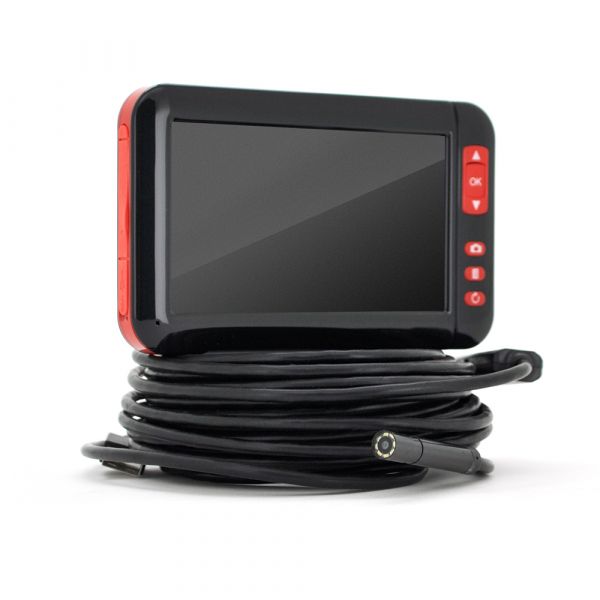 
					Ендоскоп F200, міні камера 8 mm, LCD дисплей-4.3 дюйма, підсвічування 8 світлодіодів, довжина кабелю 10м