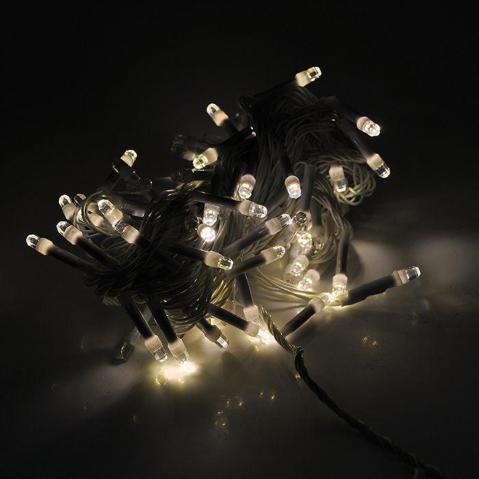 
					Гірлянди 120LED (Штора) White, 8 режимів, 3х0,3 метра, прозора ізоляція, BOX