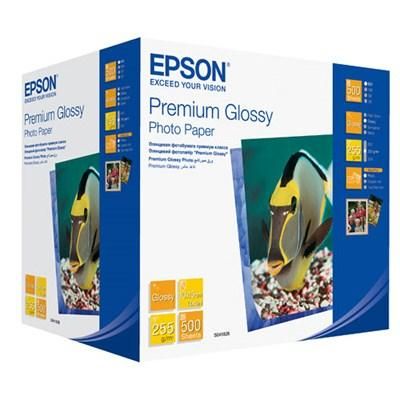Папір 10x15 см  250г/м², Epson Premium Glossy Photo Paper,  500 арк (C13S041826)