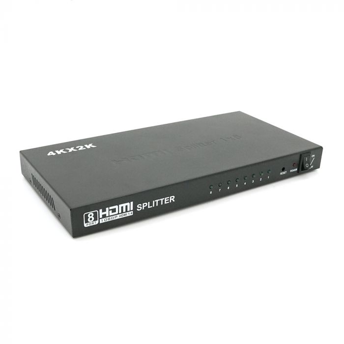 
					Активний HDMI спліттер 1 => 8 портів, 4K X 2K, 1080р, 1,4 версія, Box