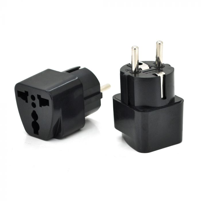 
					Перехідник на євророзетку TEFAL-трійник Black, в упаковці 20 штук, ціна за штуку, Q1000