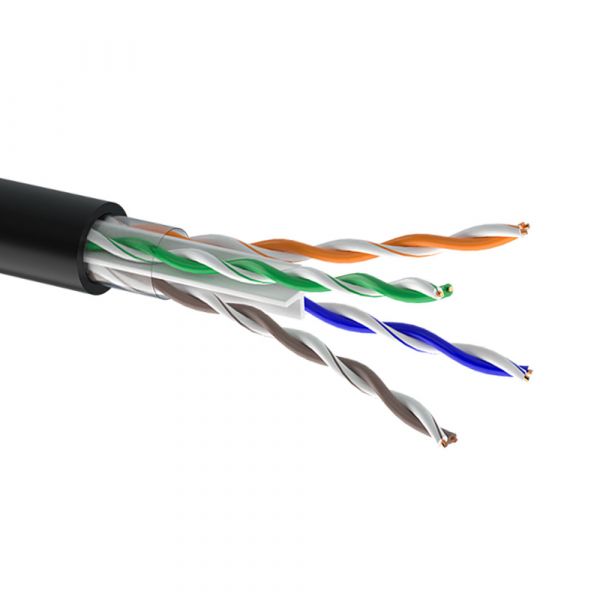 
					Кабель Одескабель КПП-ВП (250) 4 * 2 * 0,54 (UTP-cat.6), СU, ізоляція ПЕ, для зовн. робіт, 305 м.