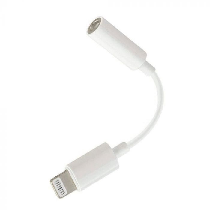 
					Перехідник Kin Lighting(M) => Jack 3.5mm(F), 5см, White