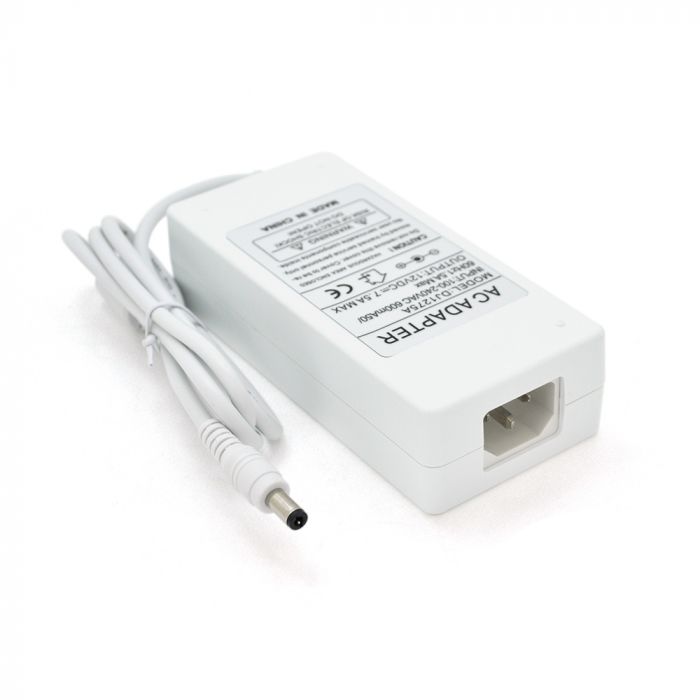 
					Імпульсний блок живлення 12В 7,5А (90Вт) штекер 5.5 / 2.5 довжина 1м, Q50, White, без кабелю живлення