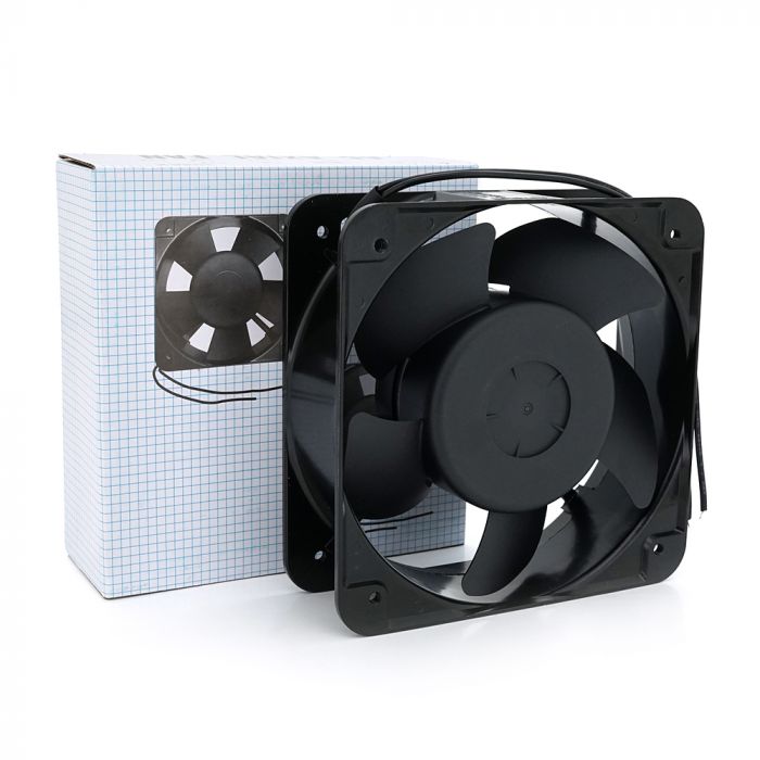 
					Кулер для охлождення серверних БП BT-220 15050B2H DC sleeve fan 2pin під пайку - 150*150*50мм, 220V / 0,22A, 2600об / хв