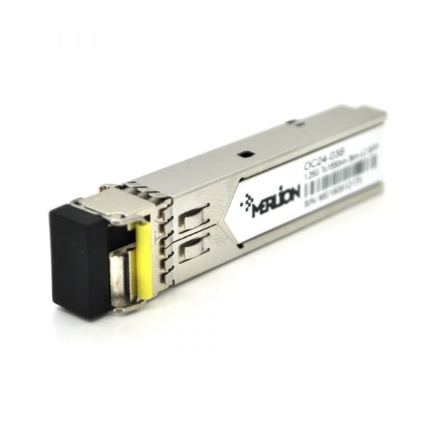 
					SFP модуль Merlion 1.25G 1550nm 3Km WDM LC