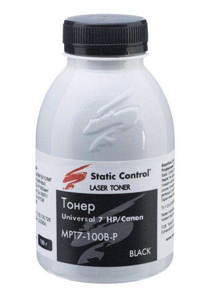Тонер HP/Canon Універсальний  MPT7 (фасований)   100г  *Static Control