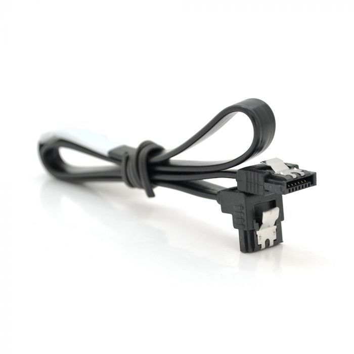 
					Кабель інтерфейсний SATA 0.45м, кут 90 ° c засувкою, чорний