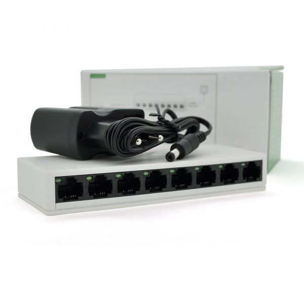 
					Комутатор PIX-LINK LV-SW08 8 портів Ethernet 10/100 Мбіт / сек, BOX Q100