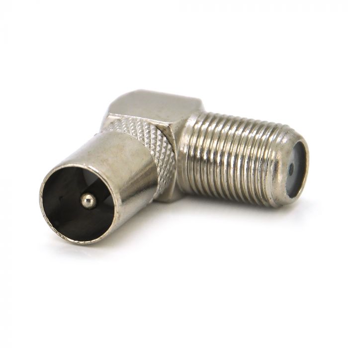 
					Роз'єм F-F - IEC-F кутовий (ТВ-штекер) Q100