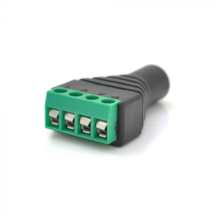
					Гніздо для підключення miniJack 3.5" Stereo (4 контакти) з клемами під кабель Q100