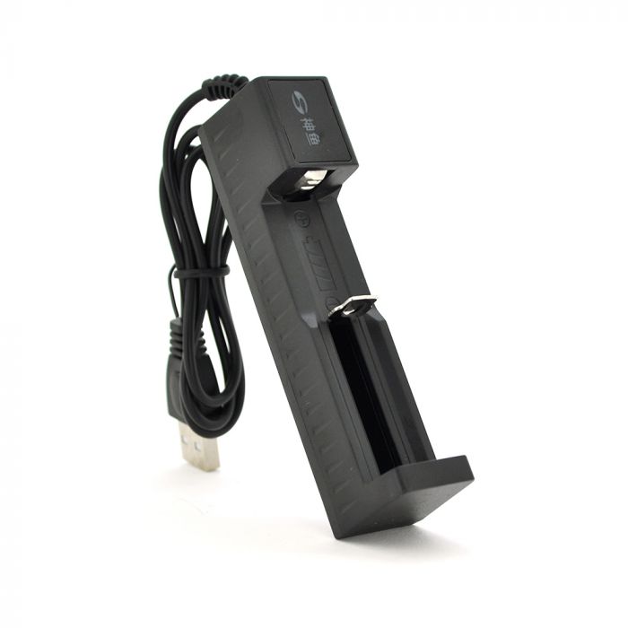 
					Зарядний пристрій 18650/26650, 4.2V / 1000mAh, живлення від USB