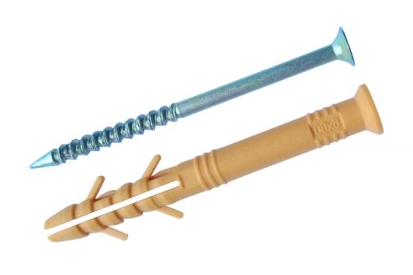 
					Дюбель-цвях швидкого монтажу  (APRO) потай 6* 80 (пач - 100шт)