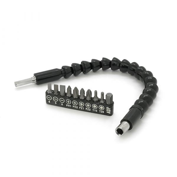 
					Насадки для отверткі10 IN 1 FLEXIBLE SCREW TOOL