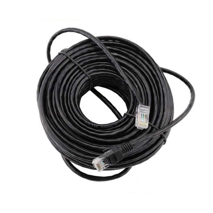 
					Патч-корд литий RITAR, CCA, UTP, RJ45, Cat.5e, 30m, чорний Q67