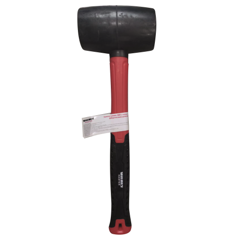 Киянка гумова 225 г чорна, фіберглас Vitals Master